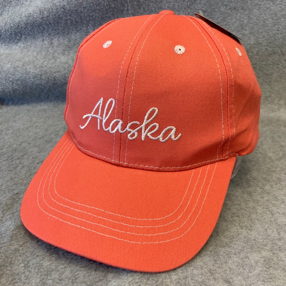 Alaska Script Unisex Coral The Mill at Ward Cove Snapback Hat OSFM